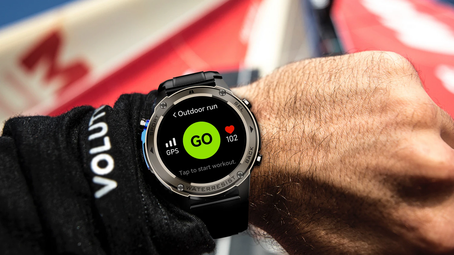 Sportovn&iacute; režim hodinek Aligator GPS
