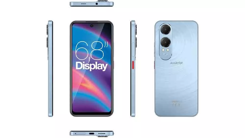 Smartphone Aligator S8000 Duo z několika úhlů pohledu_05