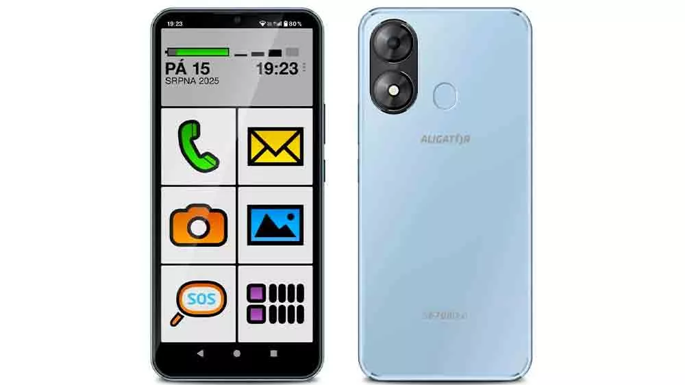 Mobilní telefon Aligator S6700 SENIOR 4/128GB, modrý_01
