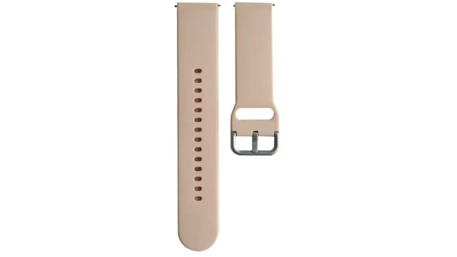 Řemínek k hodinkám Aligator silikonový 22mm béžový