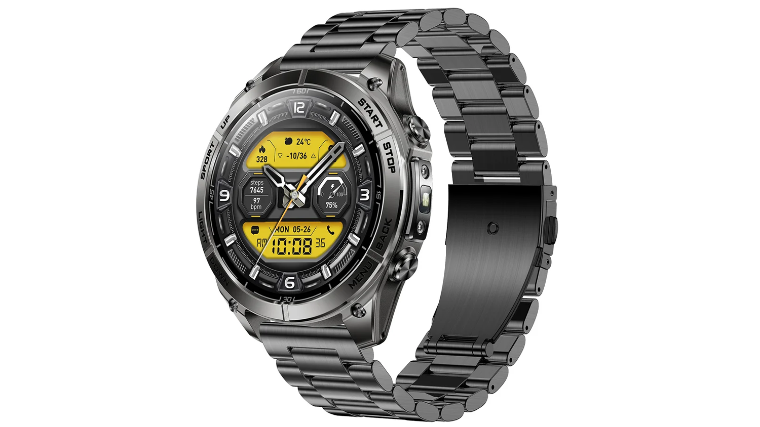 Chytré hodinky Aligator Watch GPS Maps černé