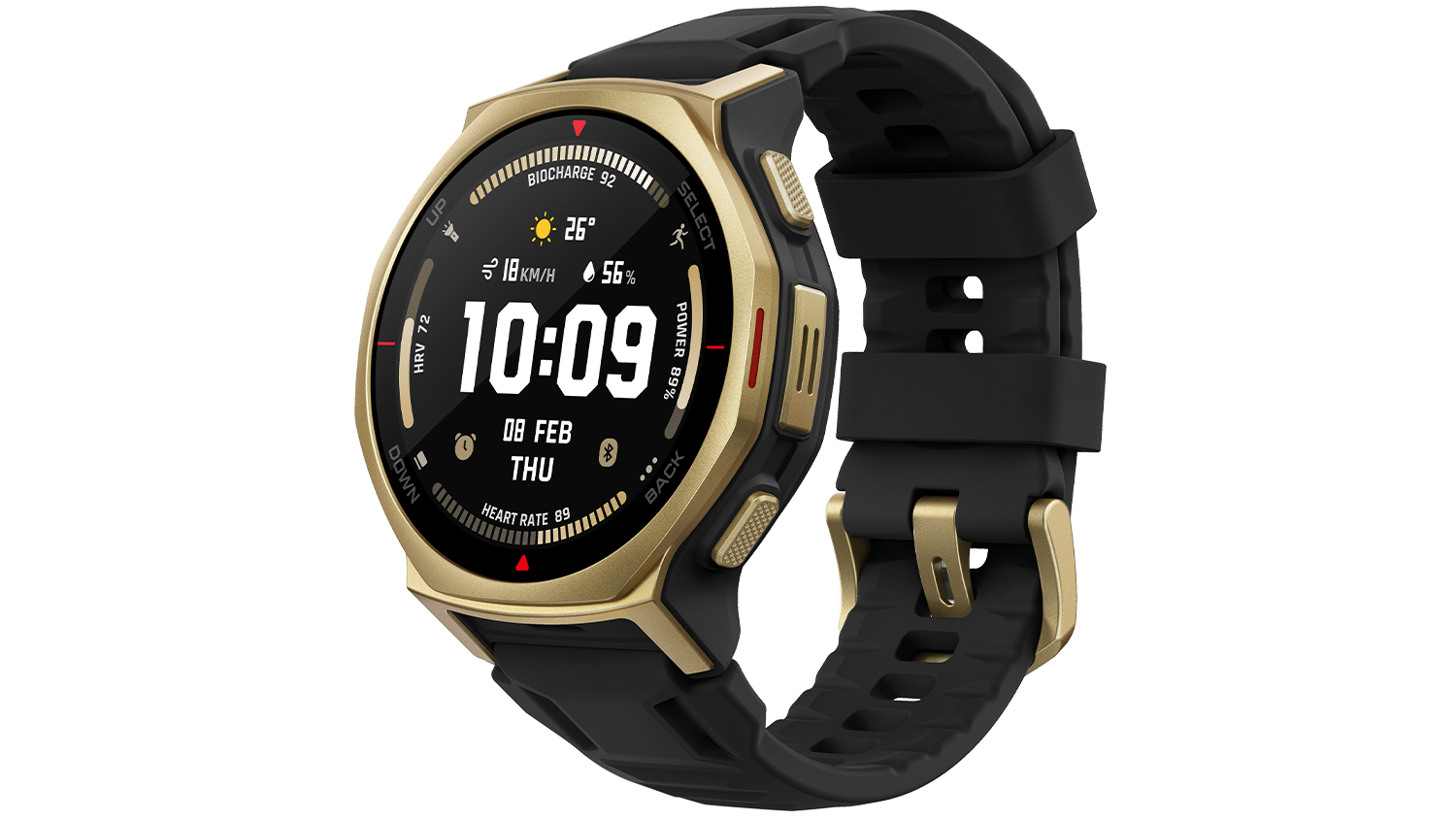 Smart hodinky Amazfit T-Rex 3 Pro 44 mm Black Gold