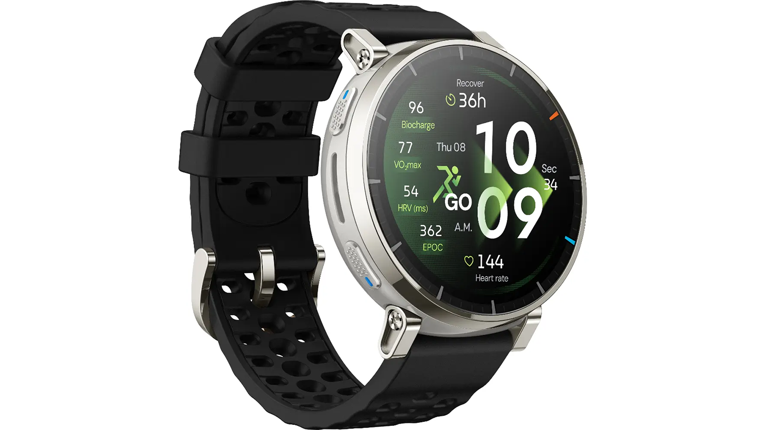 Chytr&eacute; hodinky Amazfit Active 3 Premium Apex Silver