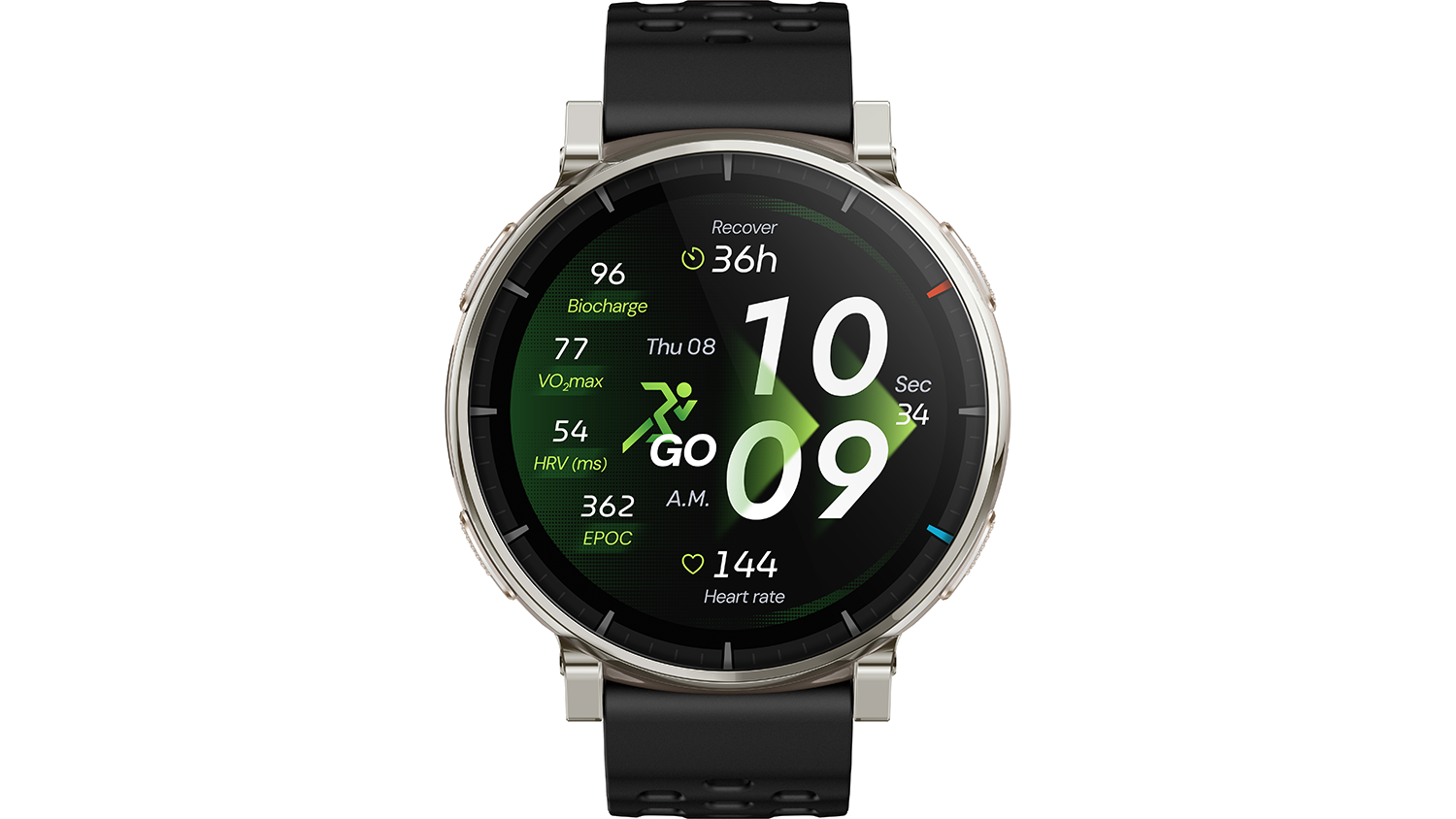 Displej chytr&yacute;ch hodinek Amazfit Active 3 Premium