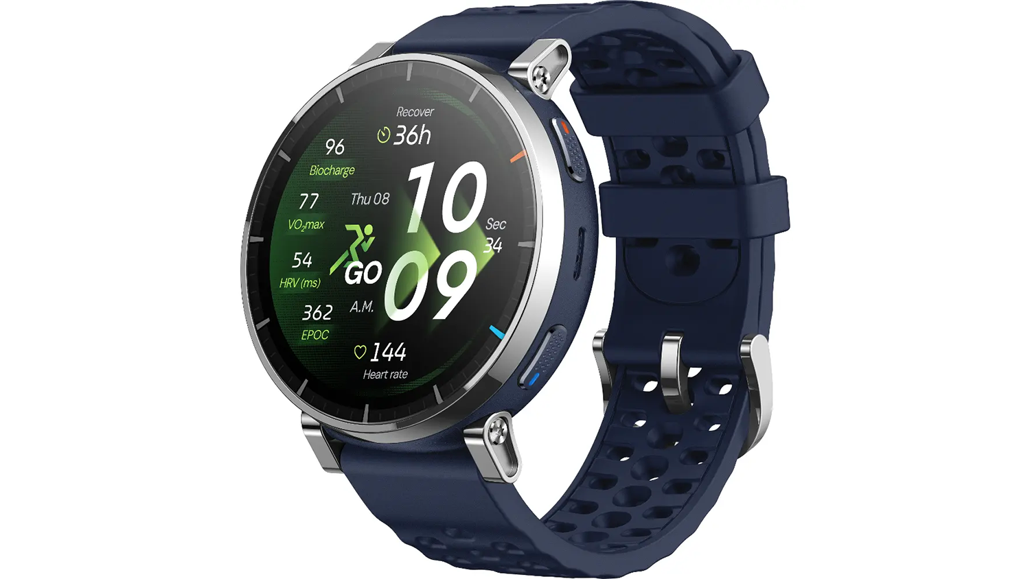 Smart hodinky Amazfit Active 3 Premium Atlas Blue