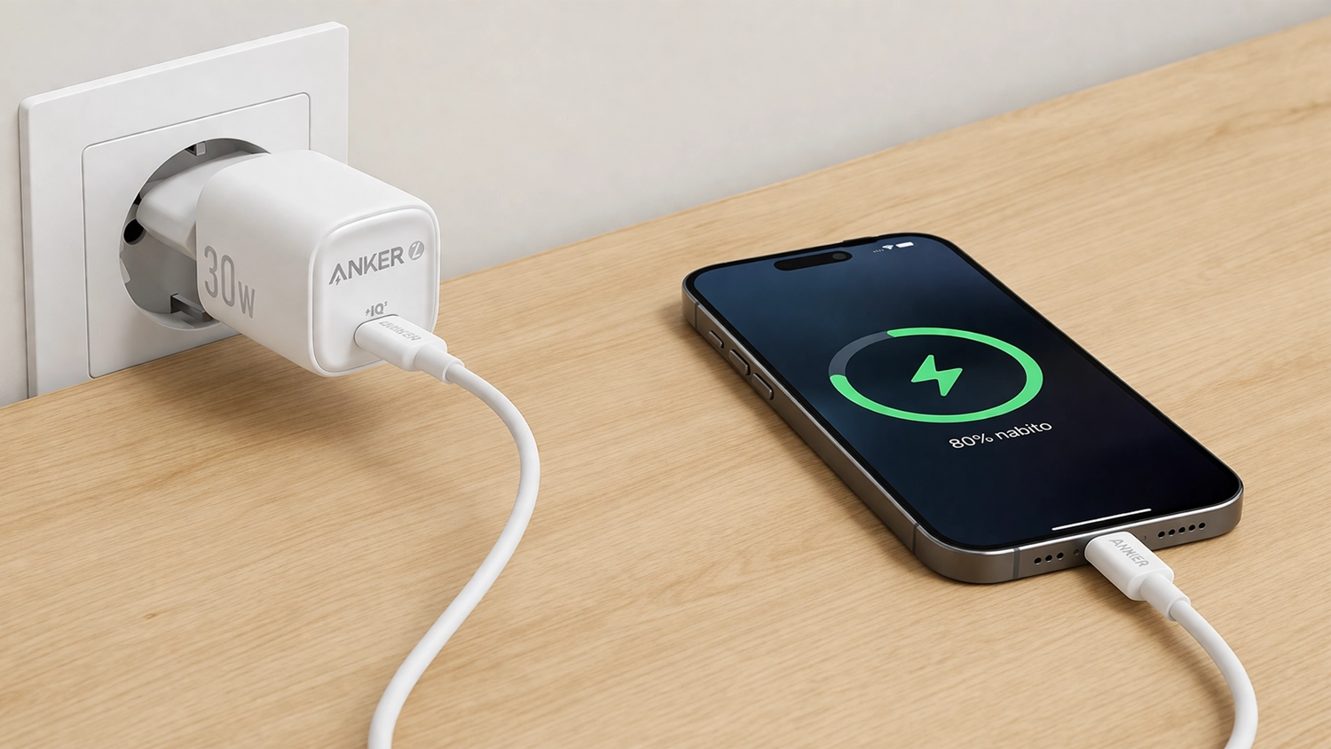 Mobil sa nab&iacute;ja na nab&iacute;jačke Anker Zolo 30W