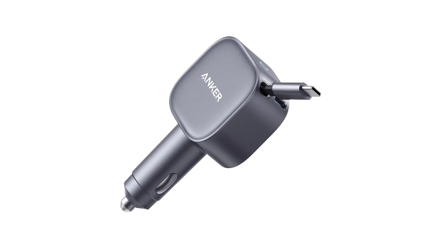 Nab&iacute;jačka do aura Anker Nano 75W siv&aacute; bočn&yacute; pohľad