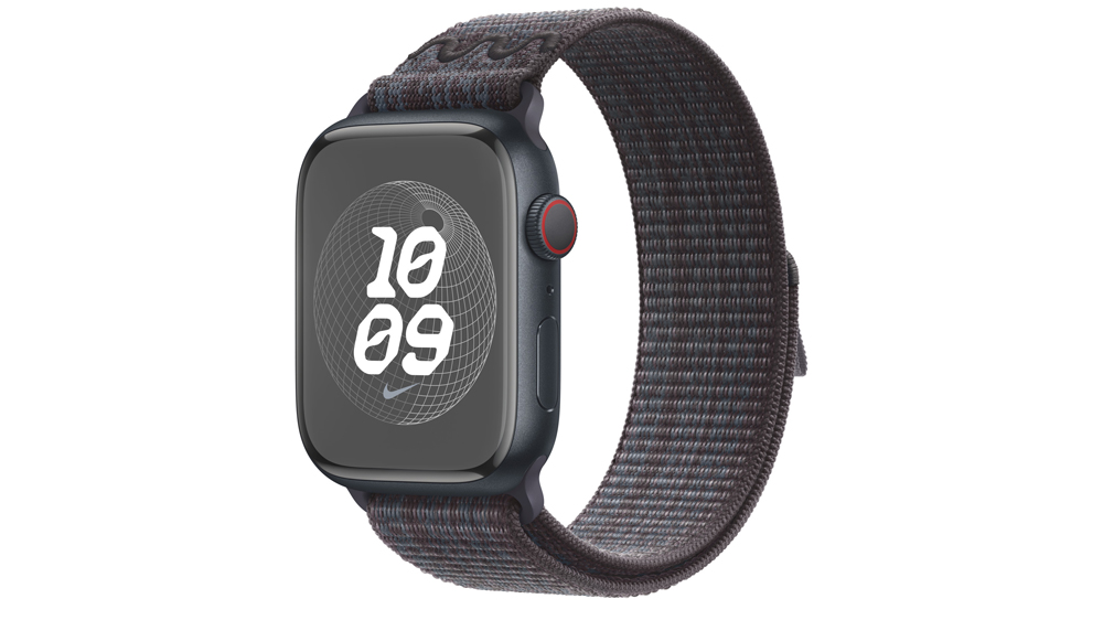 Výměnný řemínek pro hodinky Apple Nike Sport Loop 45 Blue/Black