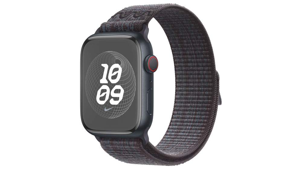 Výměnný řemínek pro hodinky Apple Nike Sport Loop 41 Black/Blue