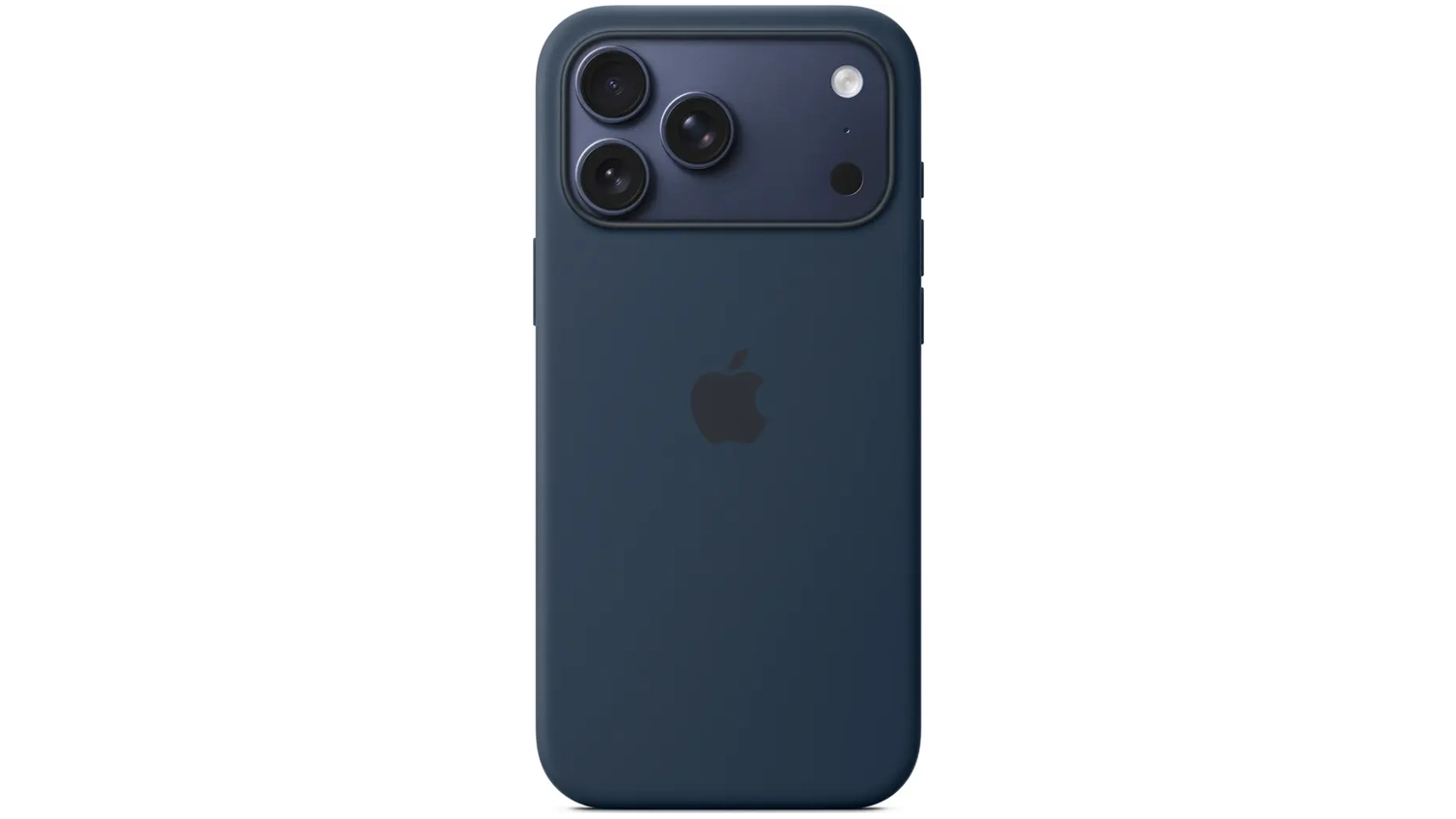 Kryt na mobil Apple iPhone 17 Pro Max Silicone MS Midnight pohľad zozadu