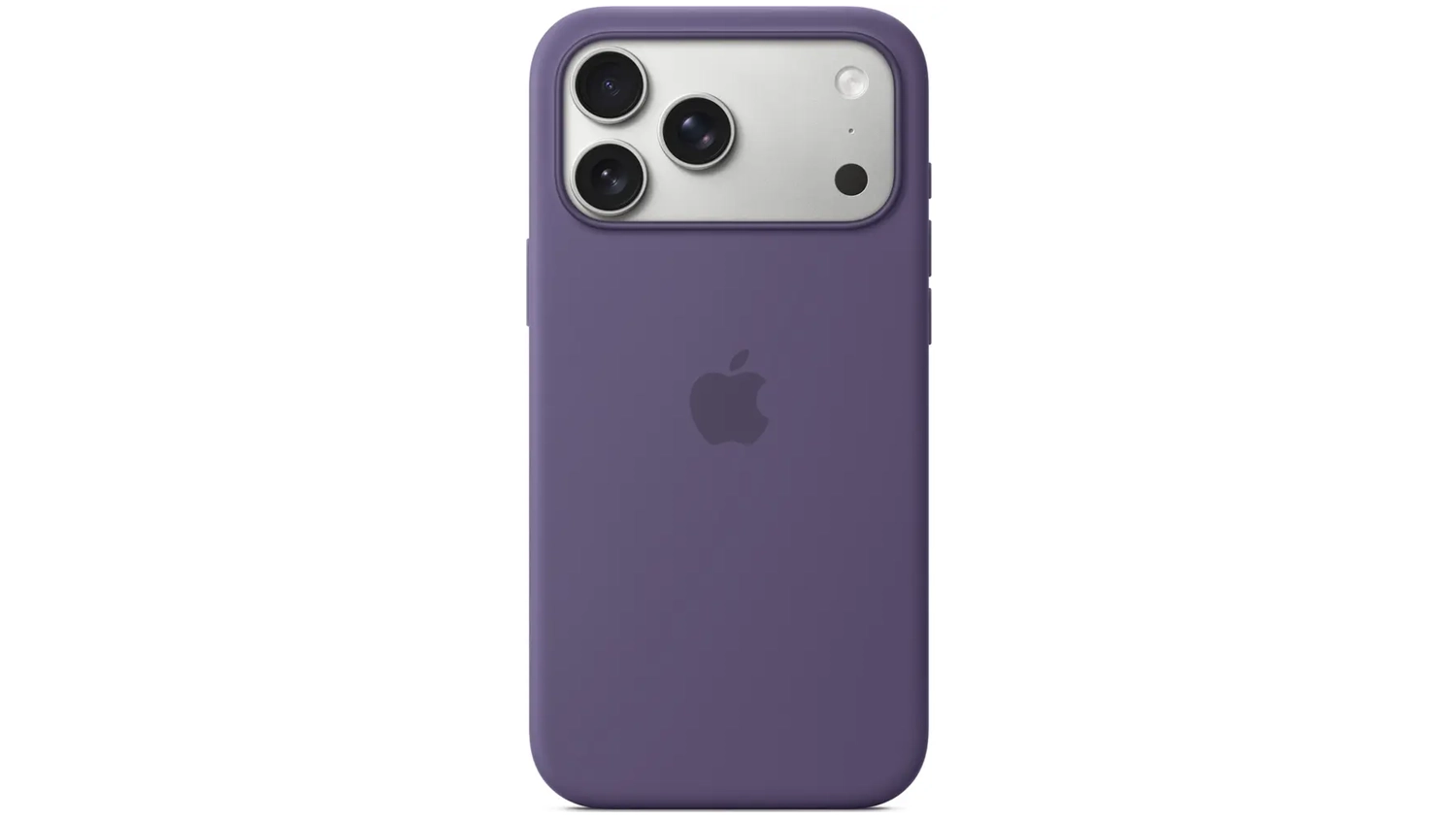 Kryt na mobil Apple iPhone 17 Pro Max Silicone MS Purple Fog zadní pohled