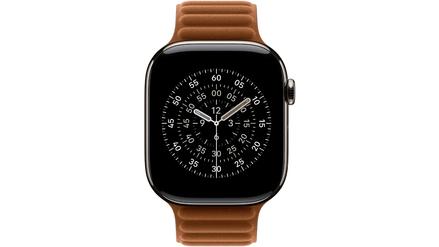 Řem&iacute;nek na hodinky Apple Watch 46 mm Caramel Magnetic Link M/L i na hodink&aacute;ch Apple