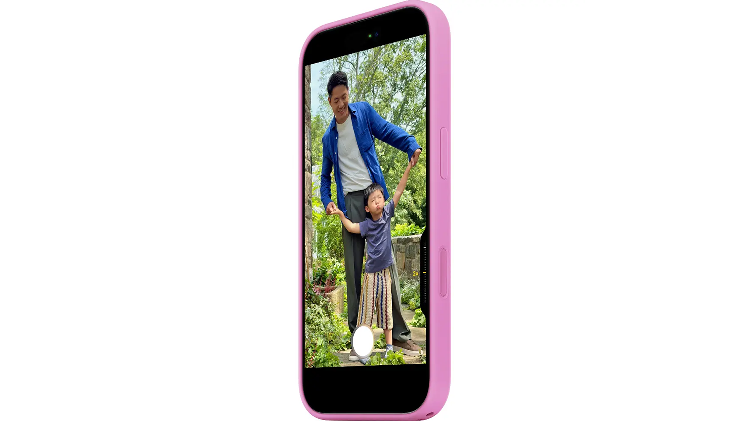 Kryt na mobil Apple iPhone 17 Silicone Case Electric Lavender, bočn&iacute; pohled
