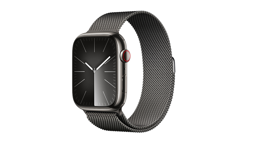 Apple Watch Series 9 Cellular 45 mm Graphite Stainless Steel Milanese Loop