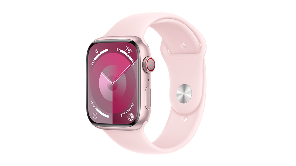 Apple Watch Series 9 Cellular 45 mm Pink Aluminium Sport Band M/L