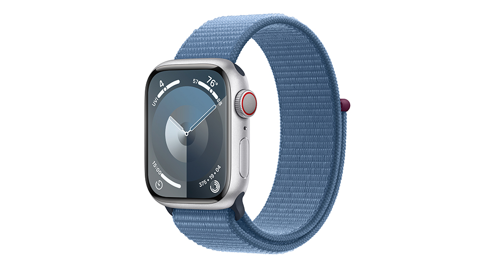 Apple Watch Series 9 Cellular 41 mm Silver Aluminium Winter Blue Sport Loop