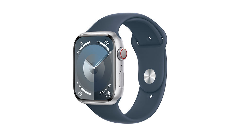 Apple Watch Series 9 Cellular 45 mm Silver Aluminium Sport Band S/M