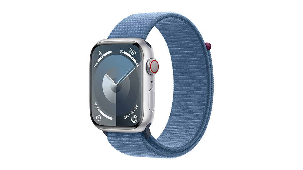 Apple Watch Series 9 Cellular 45 mm Silver Aluminium Winter Blue Sport Loop