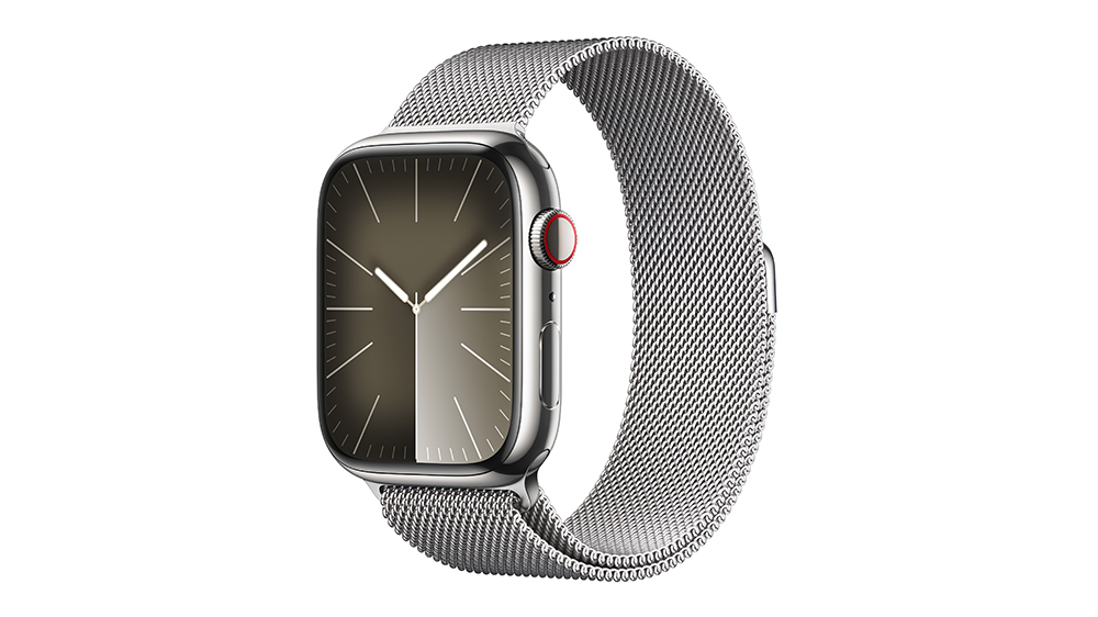 Apple Watch Series 9 Cellular 45 mm Silver Stainless Steel Milanese Loop