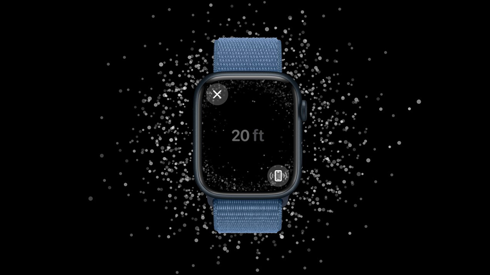 Apple Watch Series 9 Cellular 45 mm Midnight Aluminium Sport Band S/M