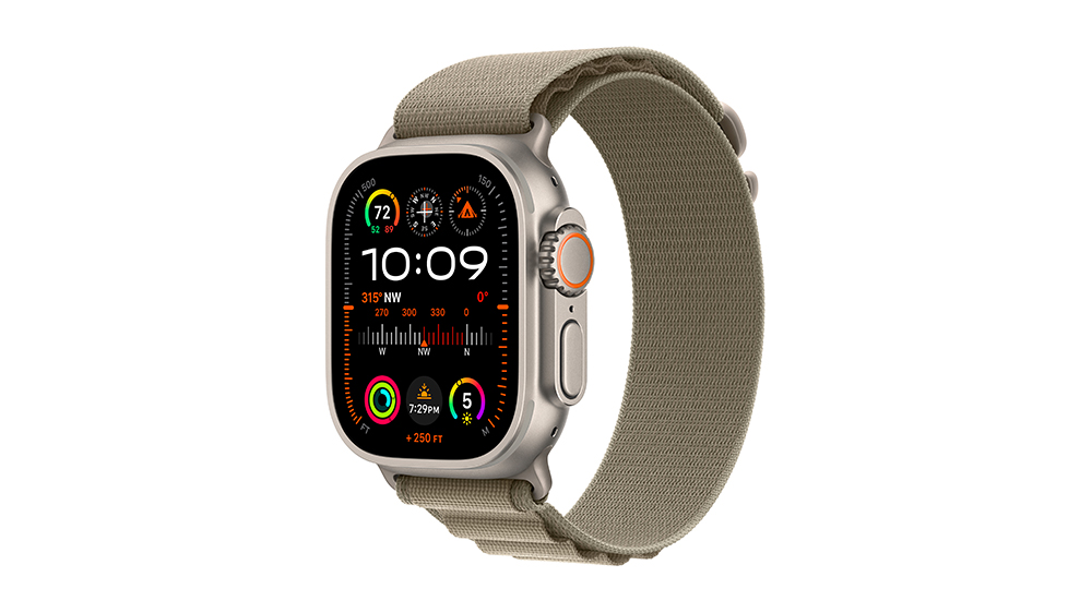 Apple Watch Ultra 2 Titanium Olive Alpine Loop L