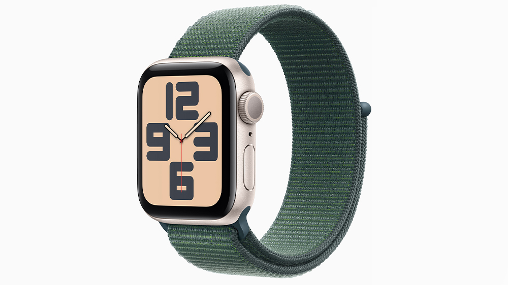 Chytré hodinky Apple Watch SE GPS + Cellular 40mm Starlight Aluminium Case Lake Green Sport Loop_01