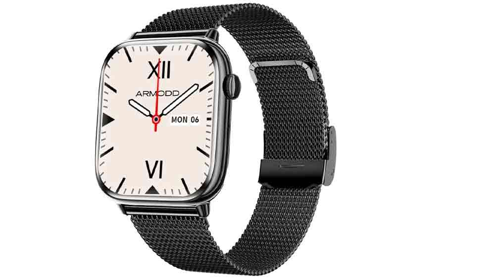 Chytré hodinky ARMODD Prime 2 Metal Band Black s klasickými ručičkami_03