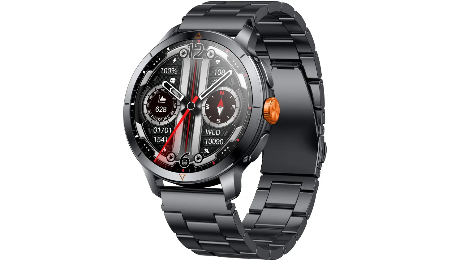 Chytré hodinky Armodd Silentwatch 8 Pro GPS s kovovým řemínkem