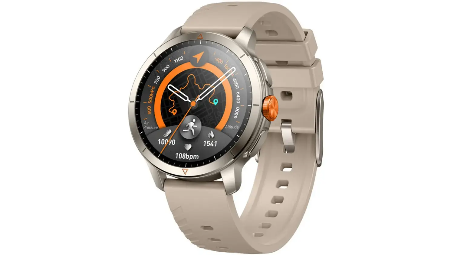 Chytré hodinky Armodd Silentwatch 8 Pro GPS ve světlém provedení