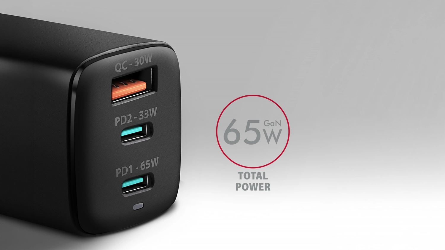 Total power 65 W