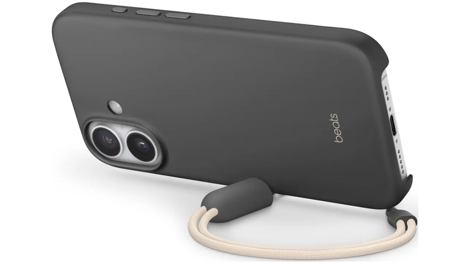 Kryt na mobil Beats iPhone 17 Kickstand Case MS + Camera Control detail stoj&aacute;nku