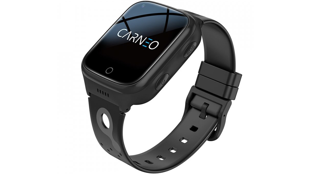 Chytré hodinky CARNEO GUARDKID+ 4G platinum black