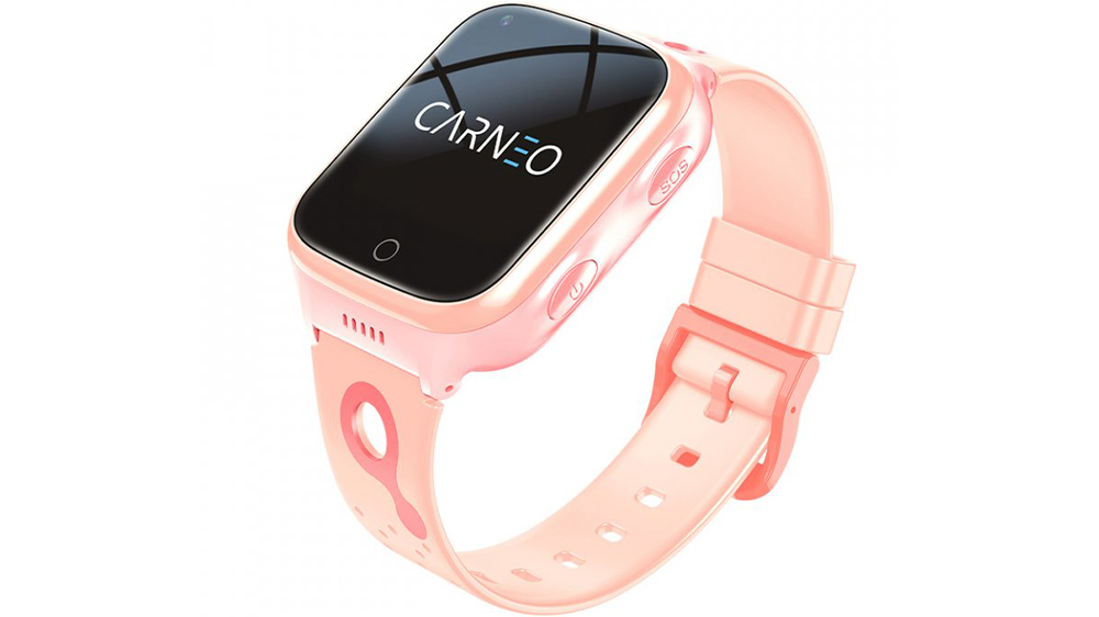Chytré hodinky CARNEO GUARDKID+ 4G platinum pink