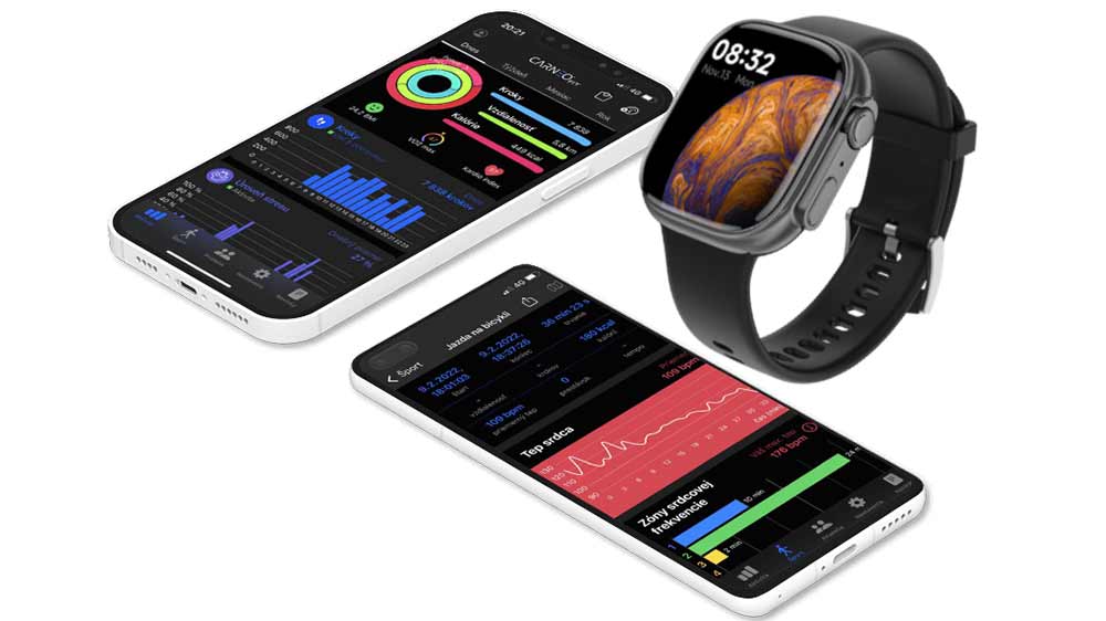 Propojení chytrých hodinek Carneo Zephyr ULTRA mini HR+_04