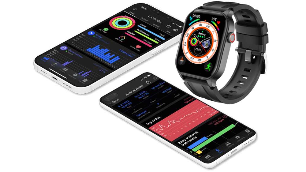 Smart hodinky Carneo Ventura HR+ Cellular 4G black a dva mobiln&eacute; telef&oacute;ny s aplik&aacute;ciou Carneo FIT_06