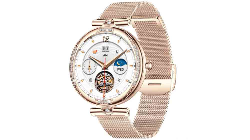 Smart hodinky Carneo Seinna HR+ Rosegold