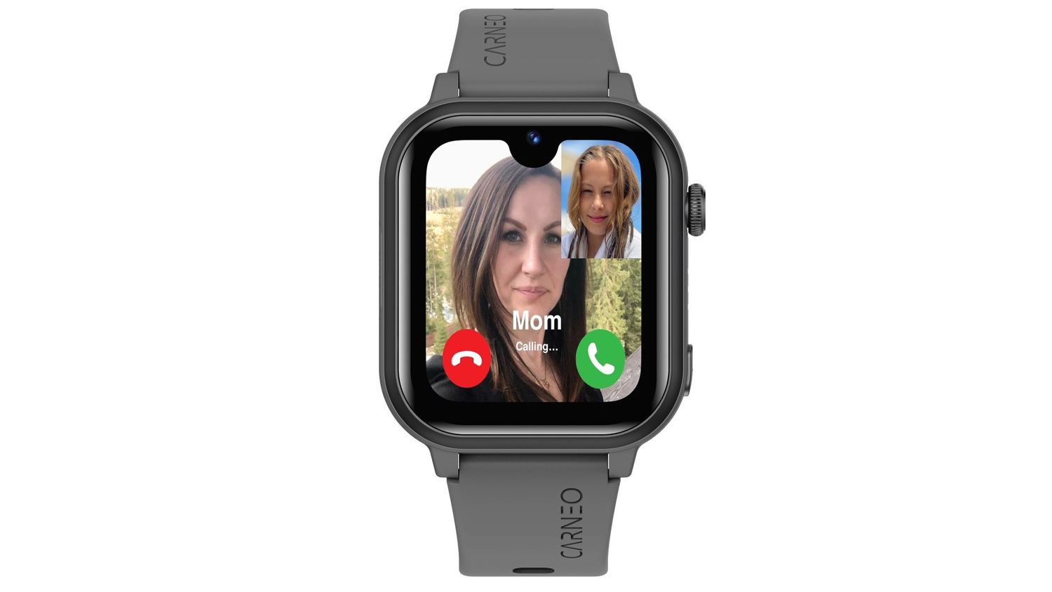 Dětské chytré hodinky Carneo GuardKid+ 4G Platinum 2nd gen. AI černé provozující videohovor