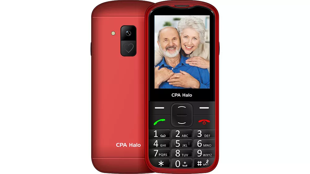 Mobilní telefon HALO 28 Senior CPA Red_01