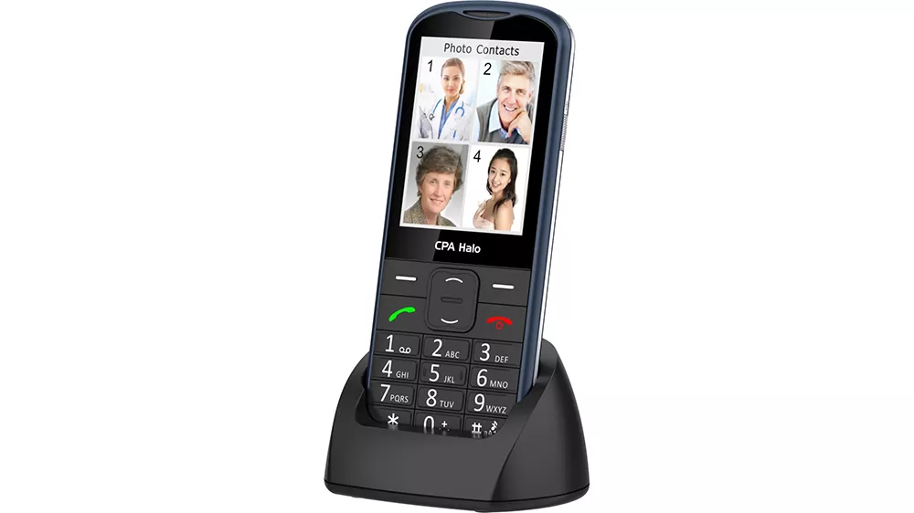 Nab&iacute;jec&iacute; stanice a mobiln&iacute; telefon HALO 28 Senior CPA Blue_03