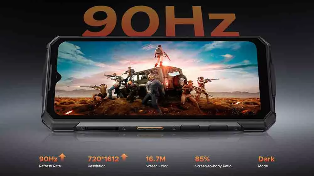 Odolný telefon Doogee Fire 5 3/64GB Blaze s 90Hz obrazem_03