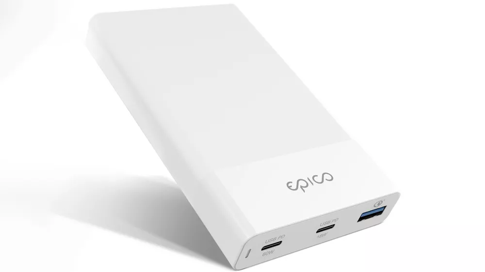 Nab&iacute;ječka EPICO 60W & 18W PD Charger White