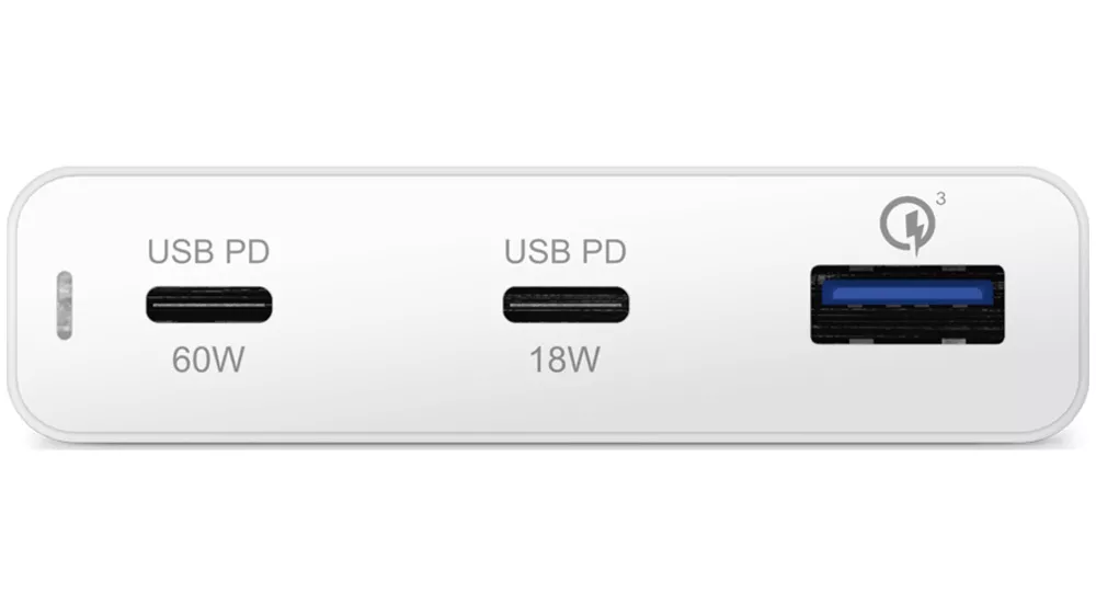 Nab&iacute;ječka EPICO 60W & 18W PD Charger White