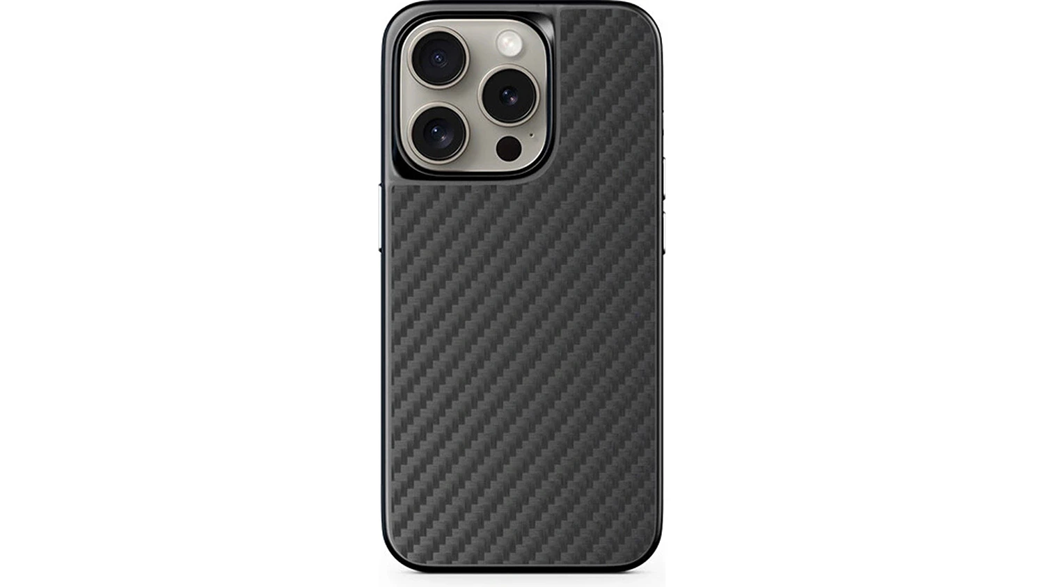 Ochrann&yacute; kryt Epico Mag+ Hybrid Carbon iPhone 15 Plus čern&yacute;