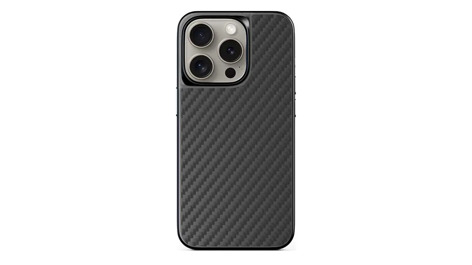 Epico Mag+HybridCarbon Case iP16 Pro Black | Planeo