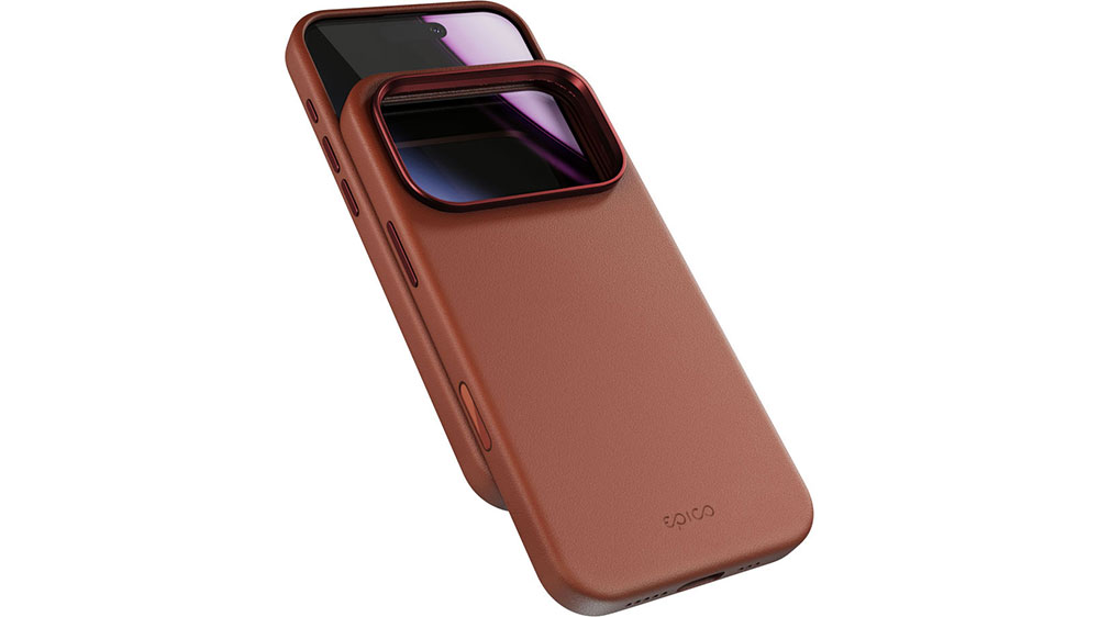 Kryt na mobil Epico Mag+ Leather case pro iPhone 17 Pro Brown