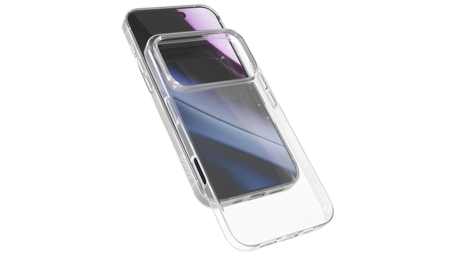Kryt na mobil Epico Twiggy Case iPhone 17 Pro položen&yacute; na telefonu