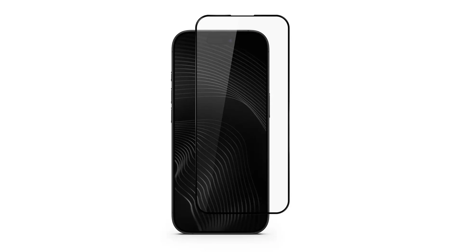 Ochranné sklo Epico UNUM SapphireShield 3D vedle iPhonu 17 Pro