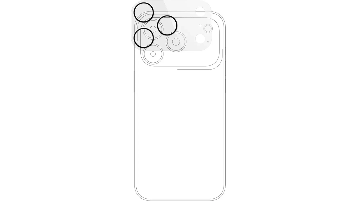 Ochranné sklo na čočky Epico SapphireShield pro iPhone 17 Pro