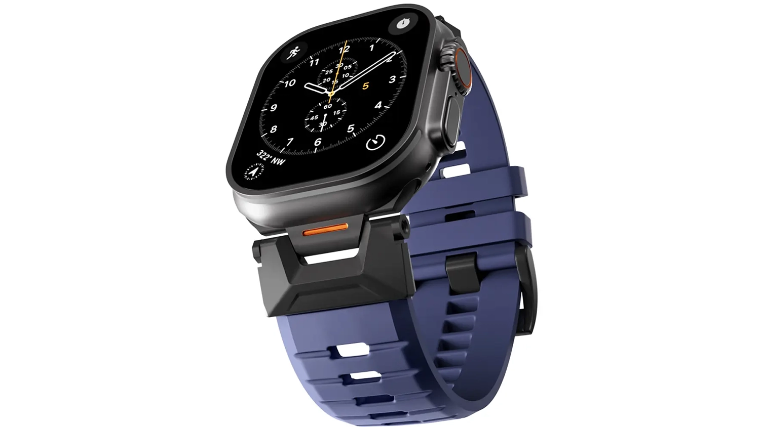 Řem&iacute;nek na hodinky Epico FKM Rubber Pro Apple Watch modr&yacute;