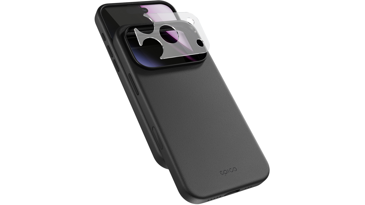 Kryt na mobil Epico Leather Pro Mag+ pro iPhone 17 Pro Max / 18 Pro Max, černý